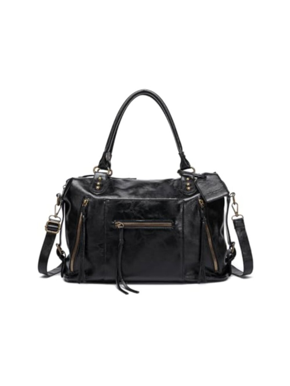 Vegan Leather Hobo Tote Bag for Women Slouchy Y2K Crossbody Purse